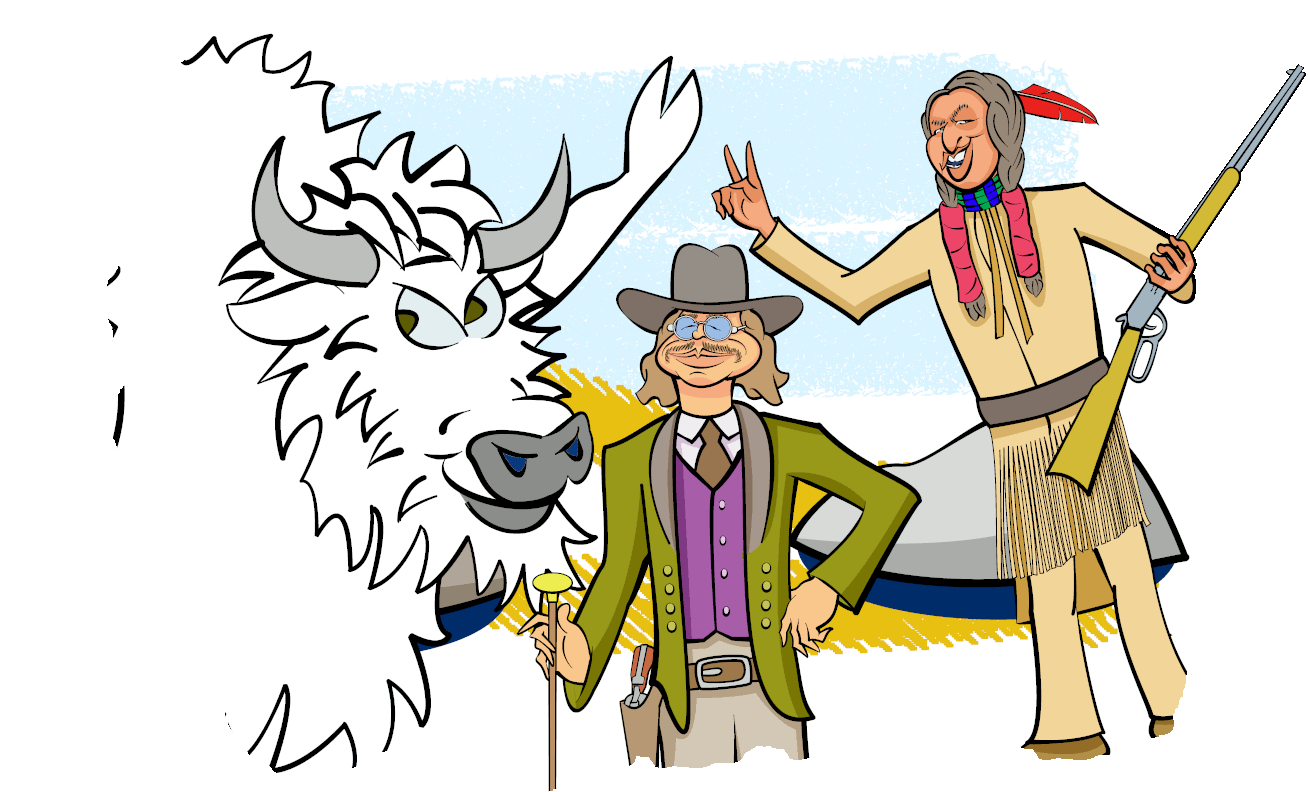 Charles Bronson and Will Sampson in The White Buffalo