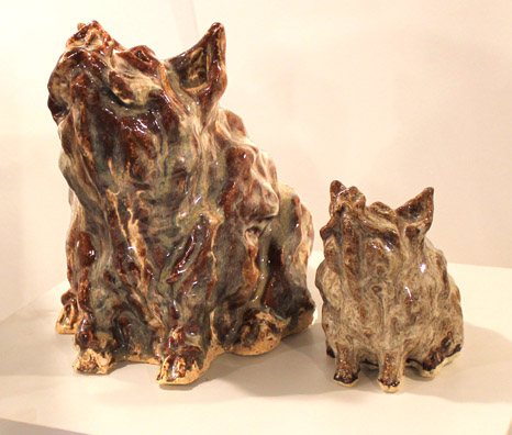Glazed Ceramic Pigs