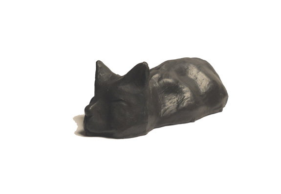 Sleeping Cat - Bronze